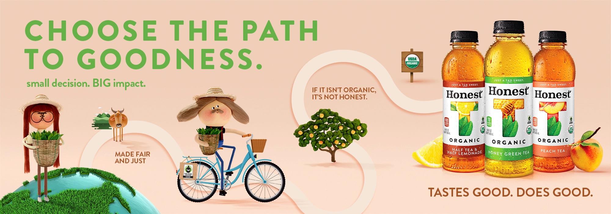 Honest Tea - Choose the Path to Goodness Campaign